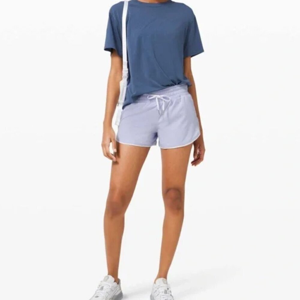 Lululemon Choose a Side Short Reversible Serene Blue White size‎ 14